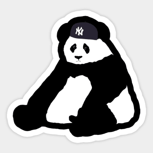 Yankee No Brim Panda Sticker